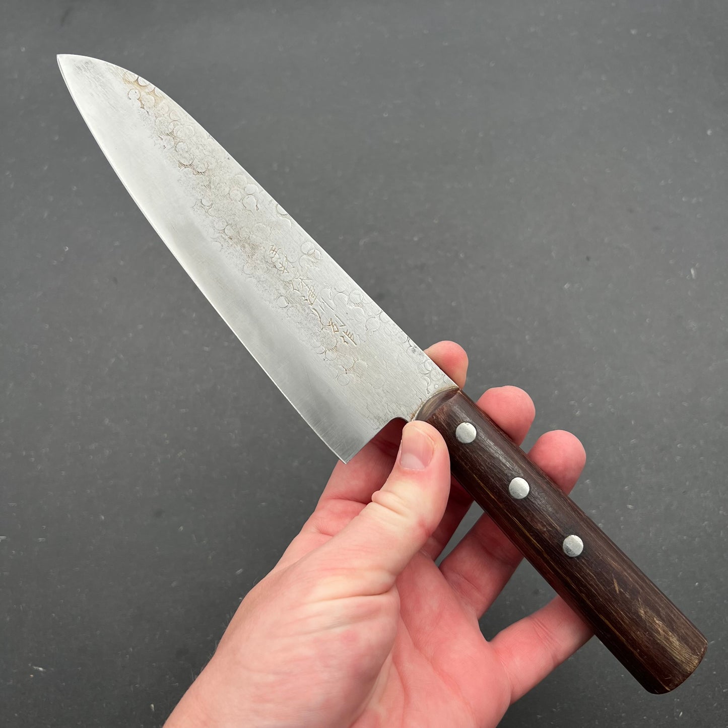 Santoku 185mm carbonkerne