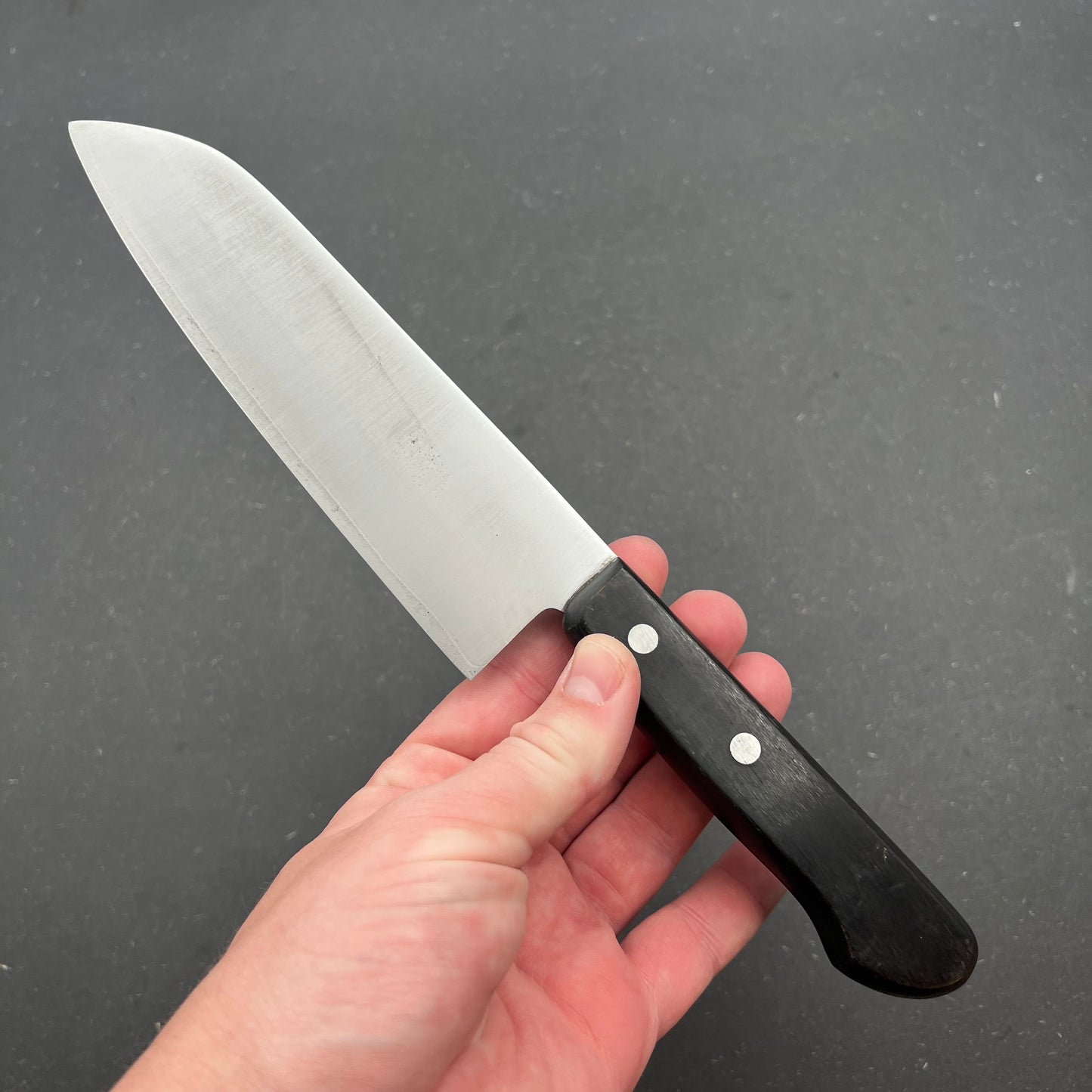 Kiya Santoku 175mm carbonkerne