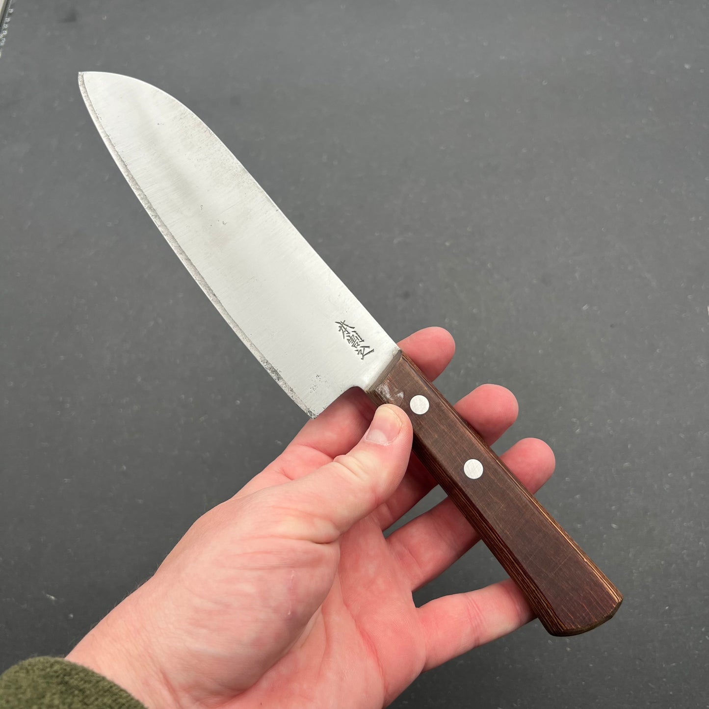 Santoku 170mm rustfri