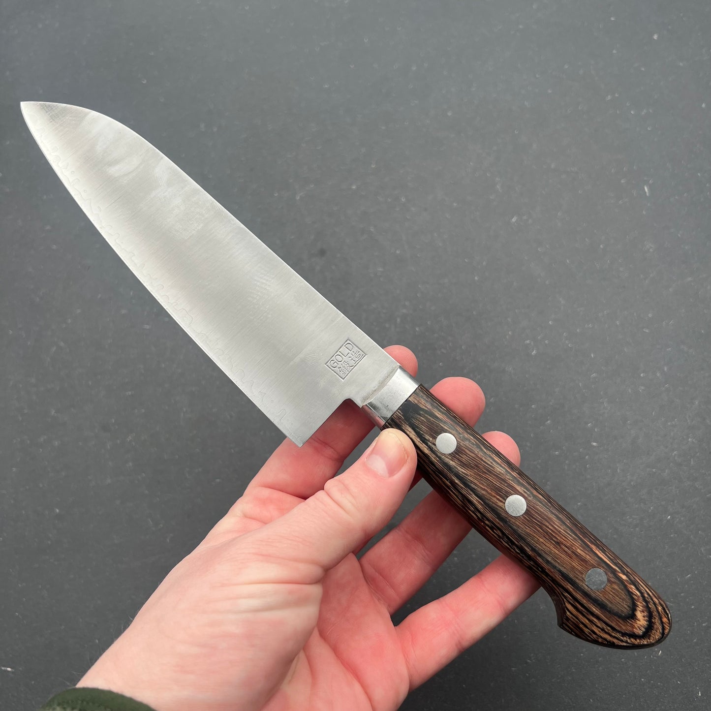 Santoku 170mm rustfri