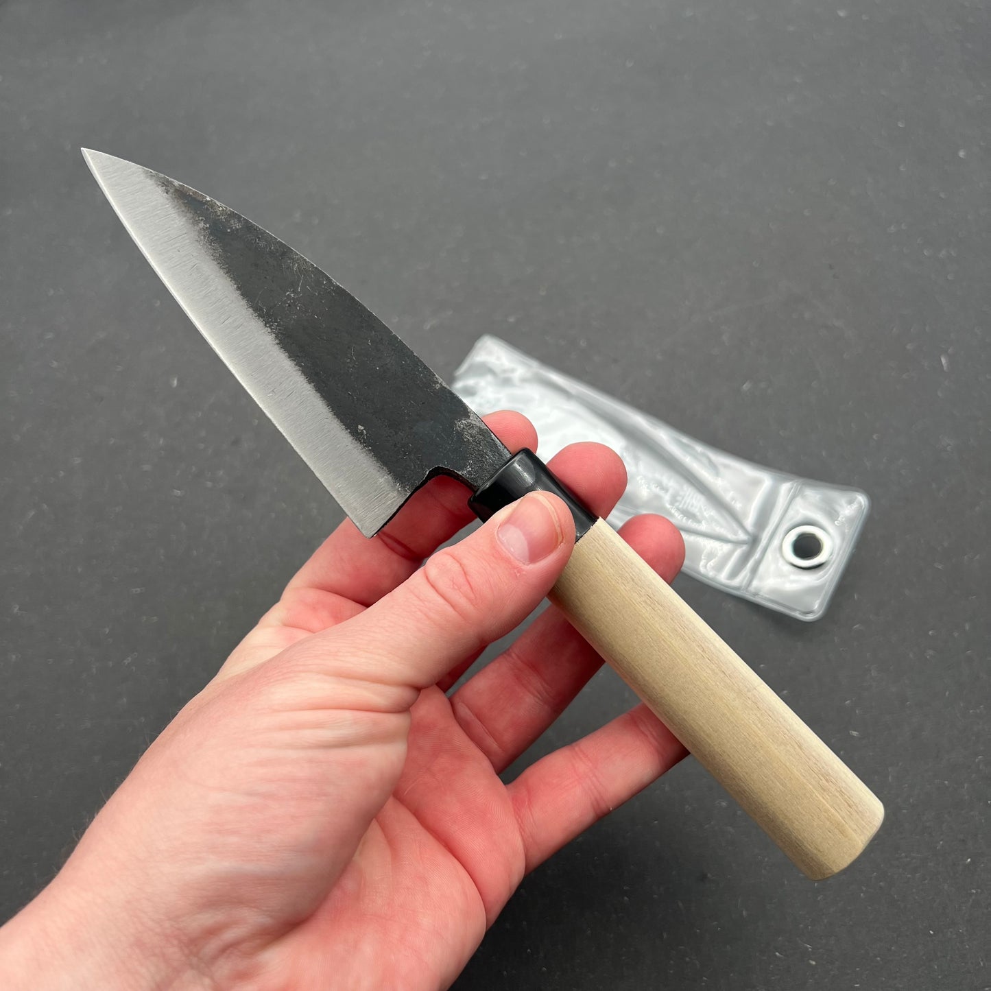 Petty 105mm Kurouchi carbon
