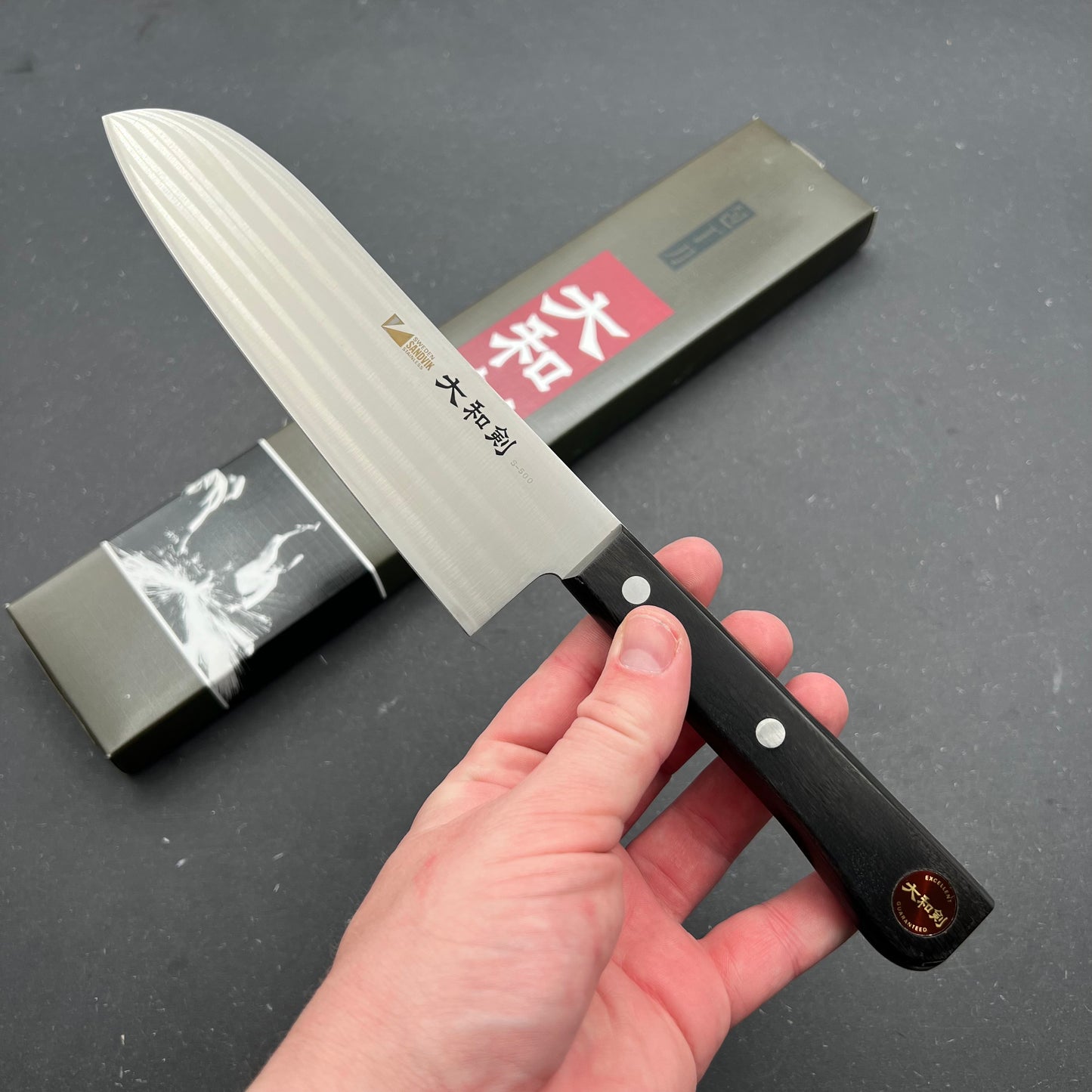 Yamato Ken Santoku 170mm rustfri