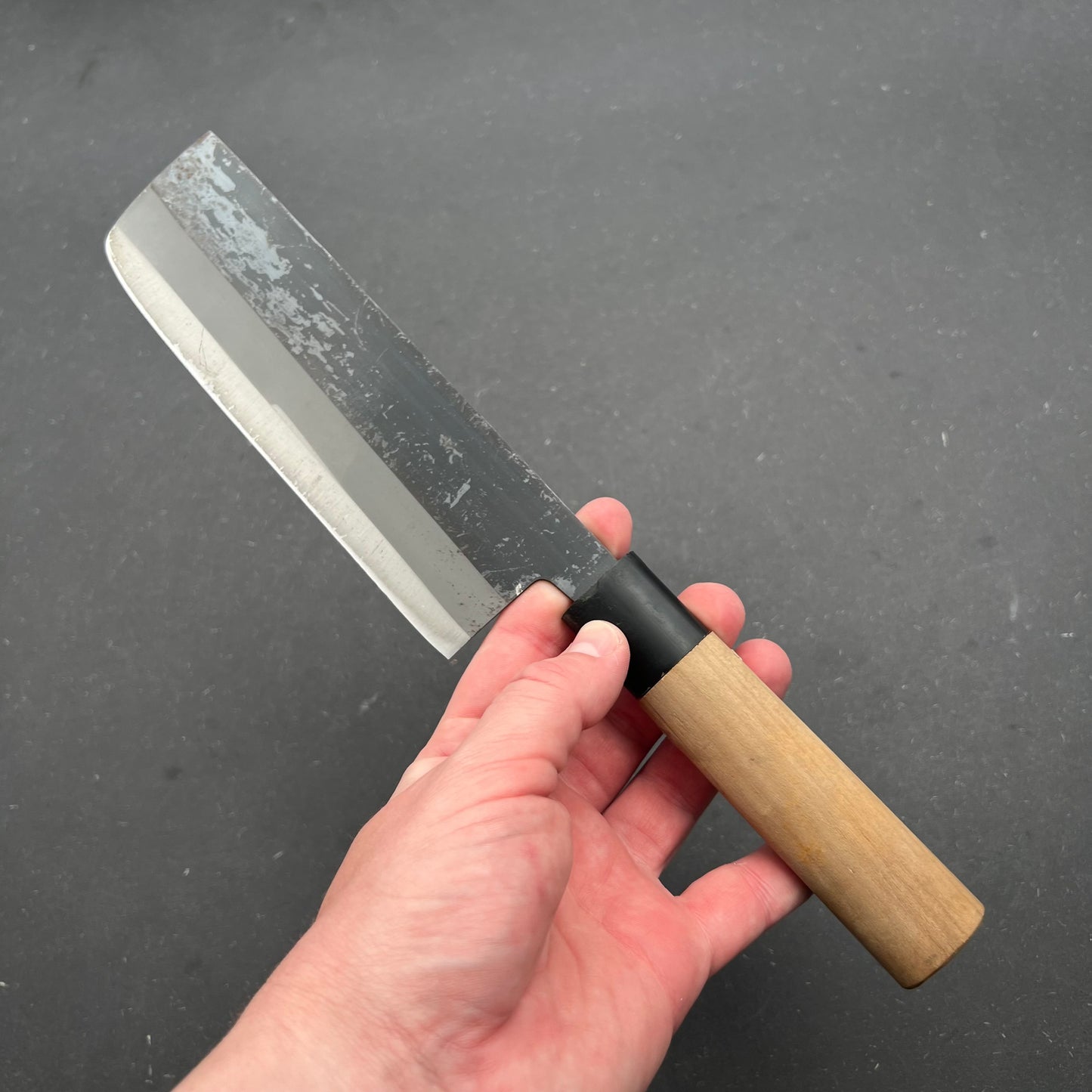 Nakiri 165mm Kurouchi carbon
