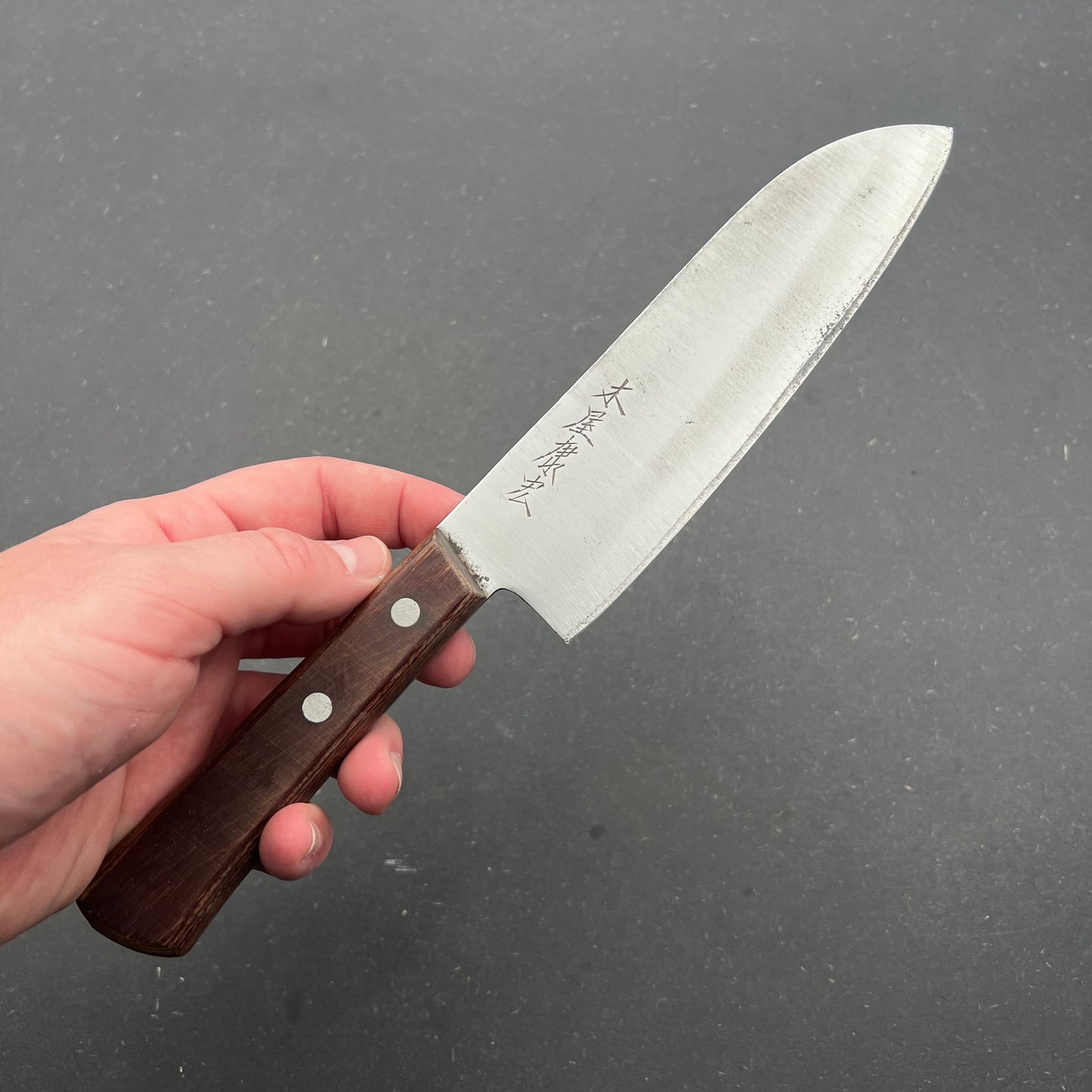 Santoku 170mm carbonkerne
