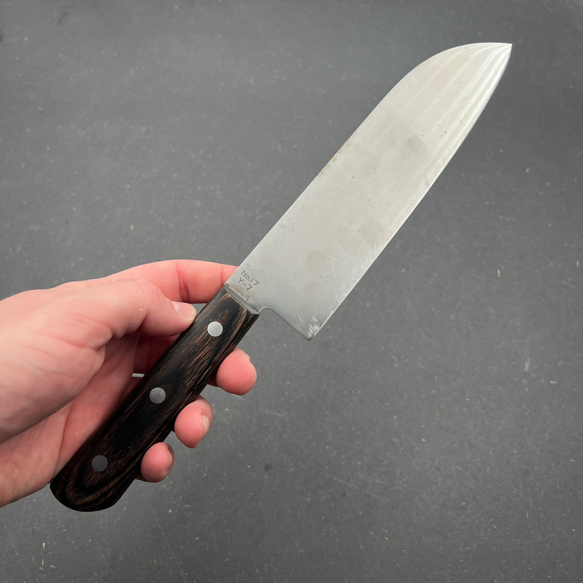Kiya Santoku 175mm rustfri
