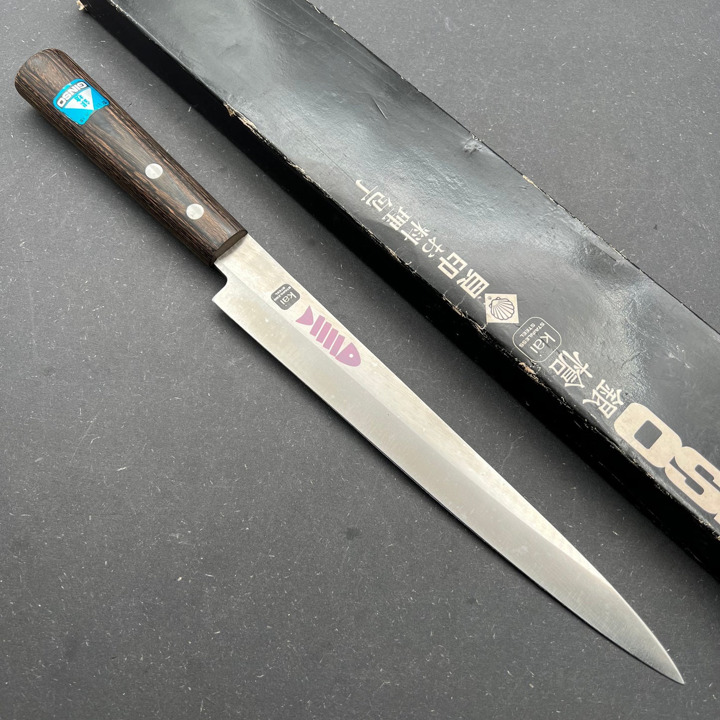 Kai Yanagiba 240mm rustfri