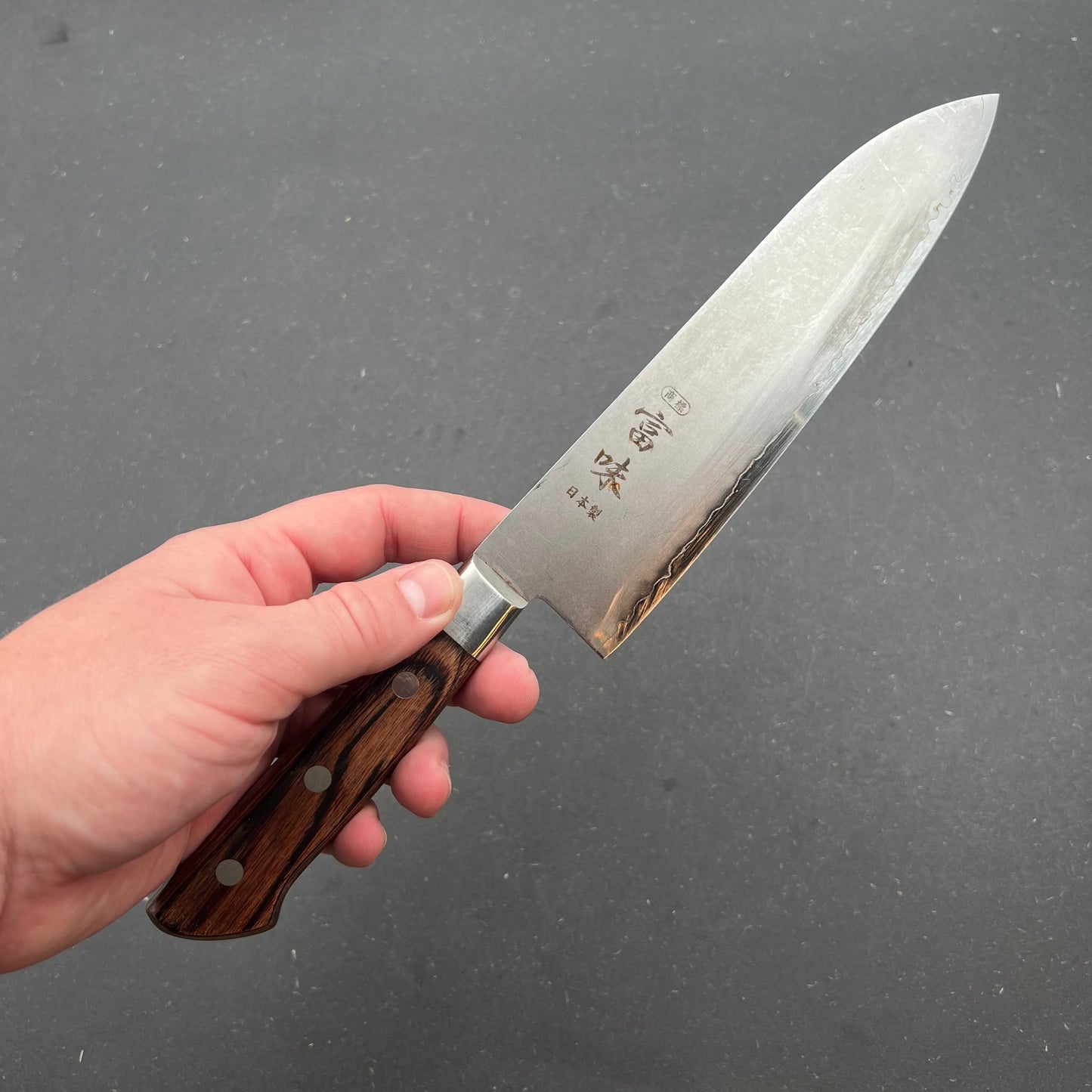 Santoku 190mm rustfri