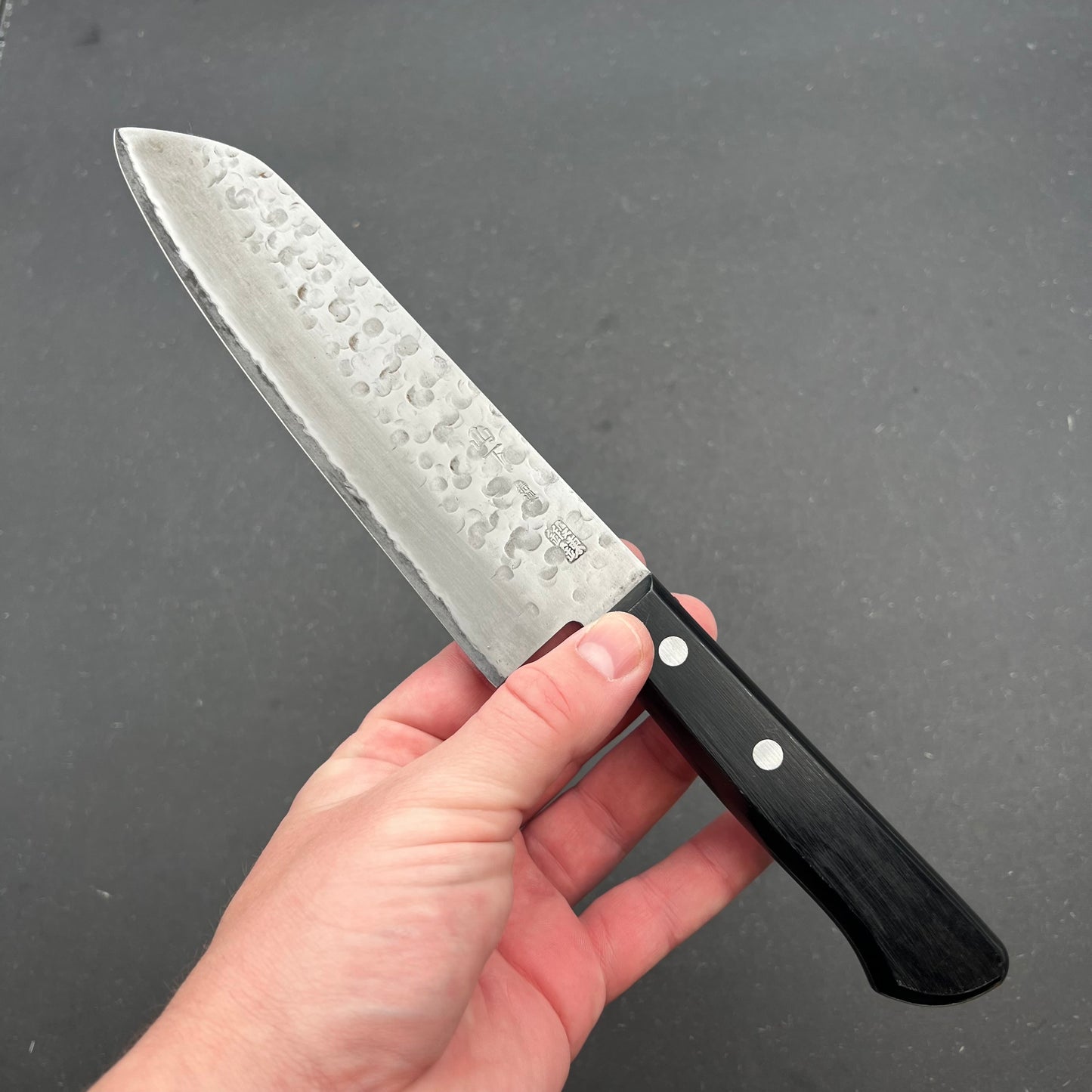 Santoku 170mm carbonkerne