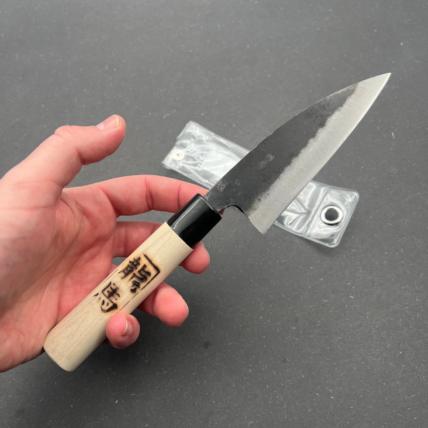 Petty 105mm Kurouchi carbon