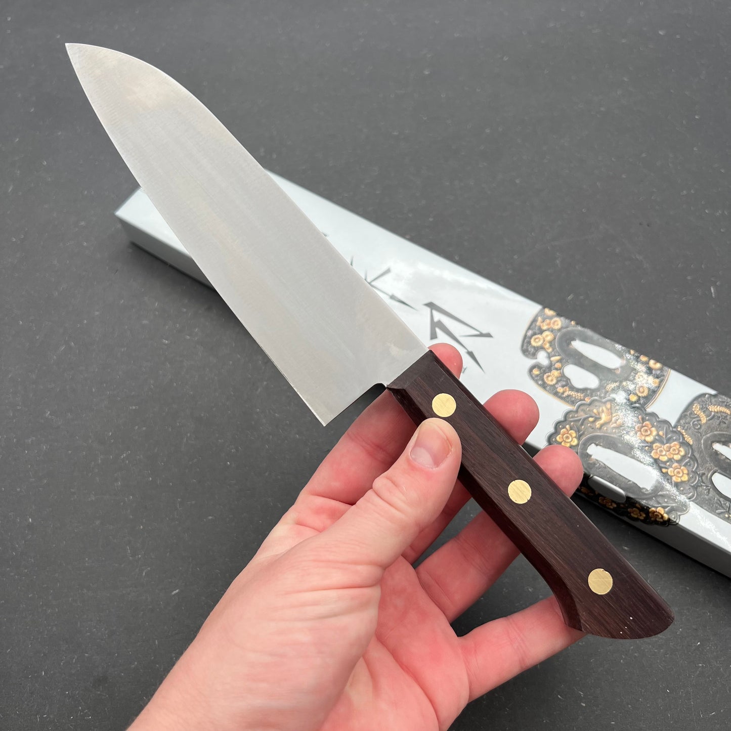 Masahiro Santoku 175mm carbon