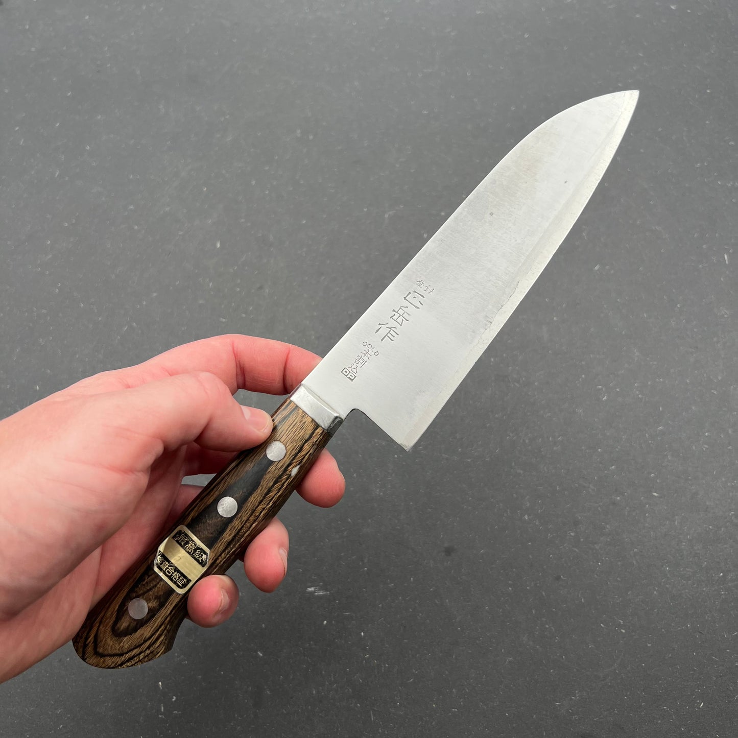 Santoku 170mm rustfri