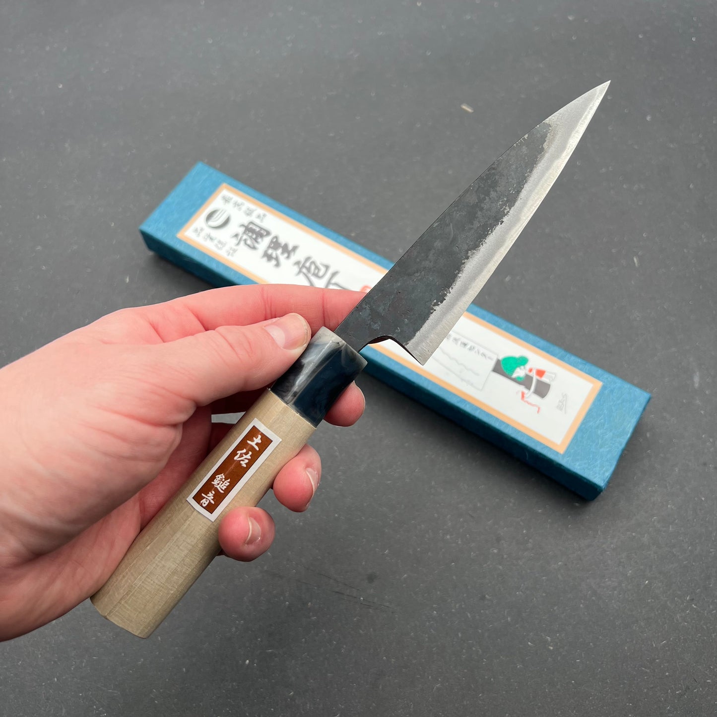 Tosa Petty 120mm Kurouchi Blue Steel 2