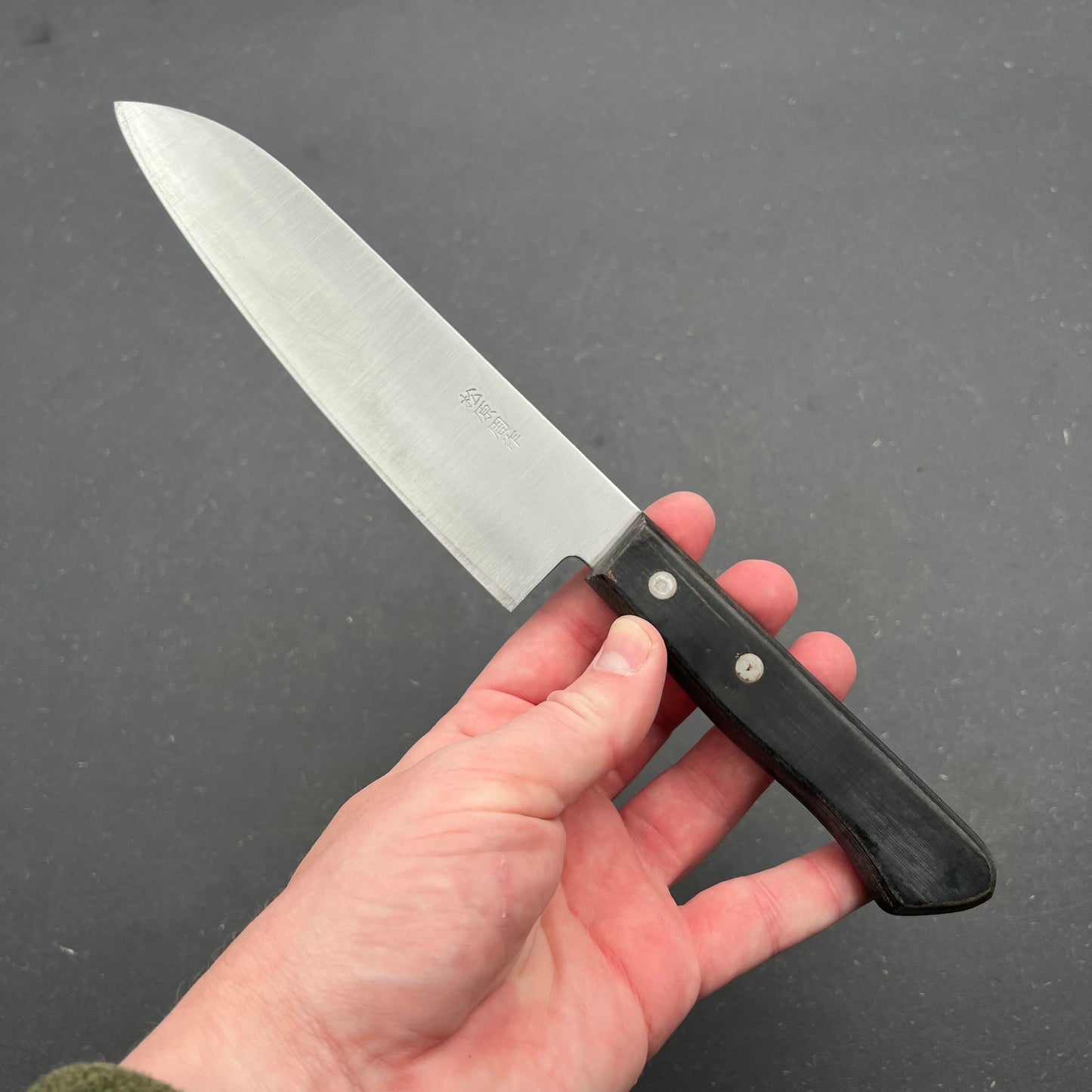 Santoku 170mm carbonkerne