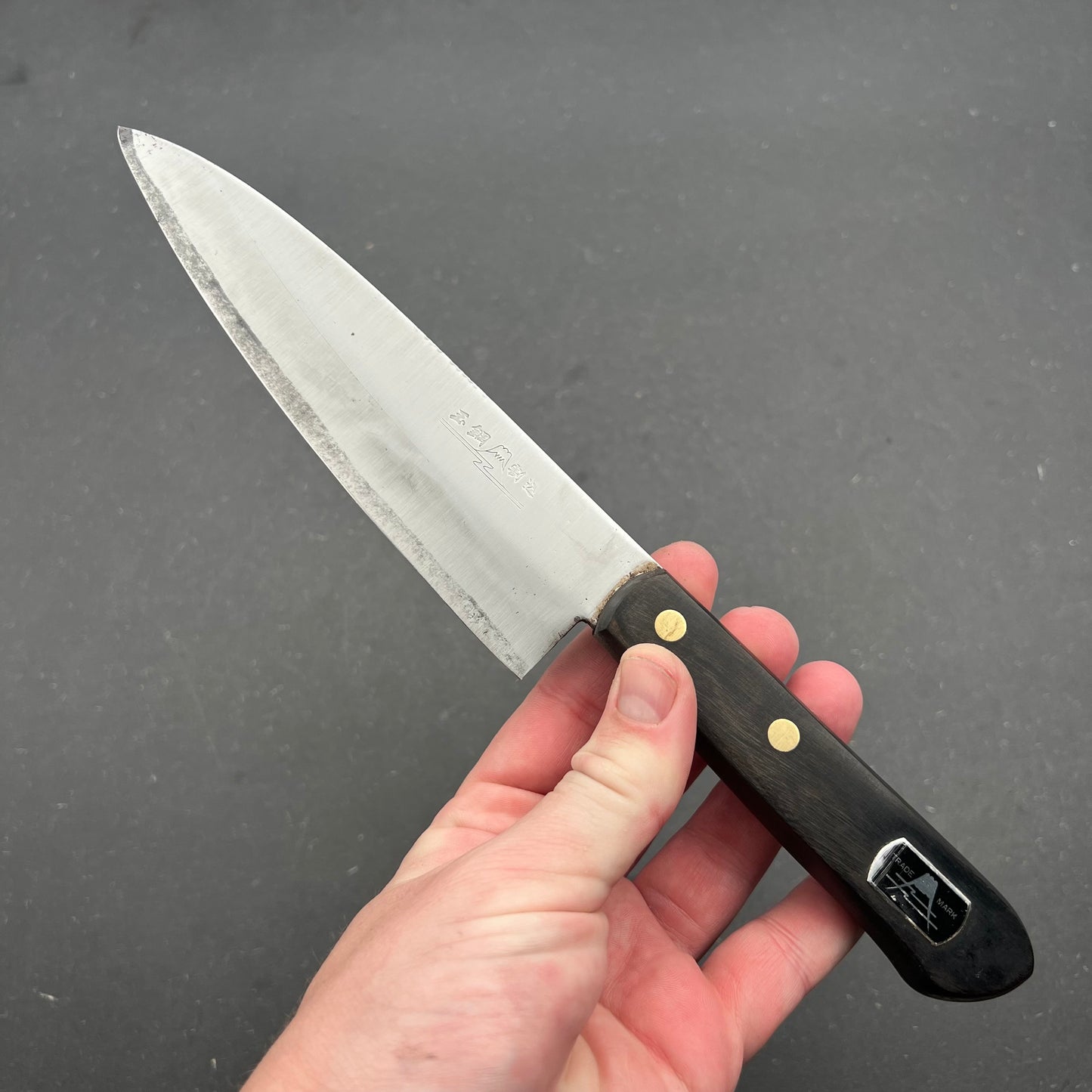 Trade Mark Santoku (workhorse grind) 160mm carbonkerne