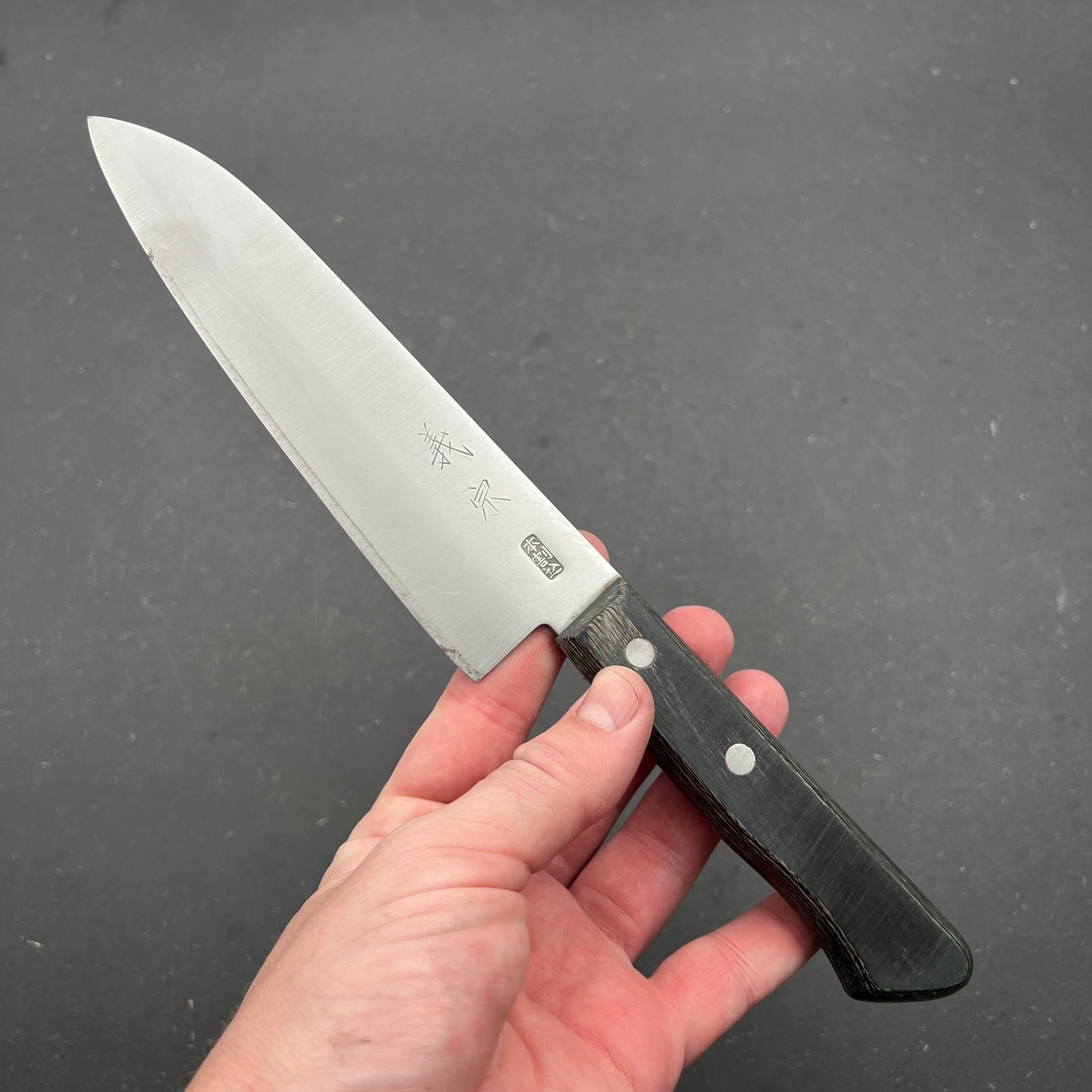 Santoku 165mm carbonkerne