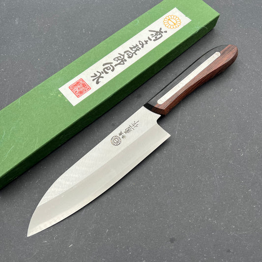 Kikuichi Santoku 170mm carbon