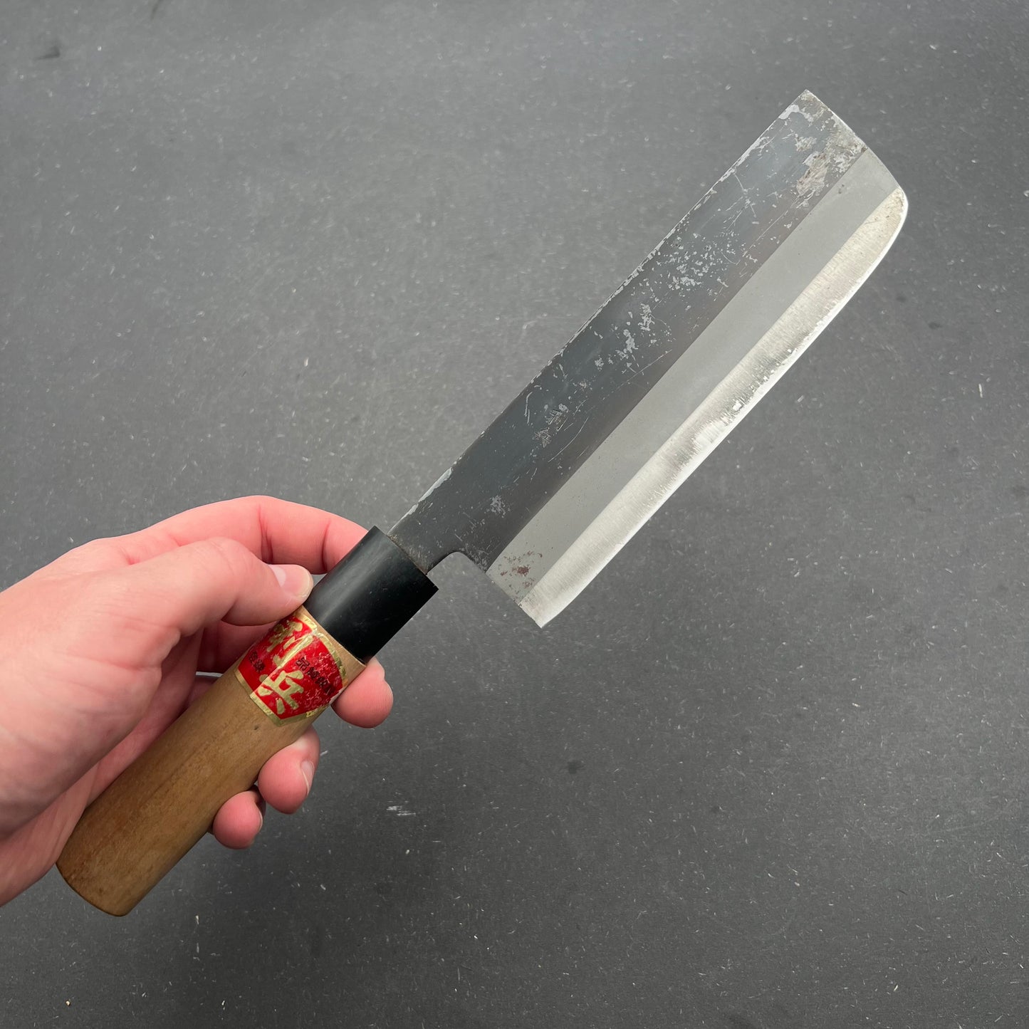 Nakiri 165mm Kurouchi carbon