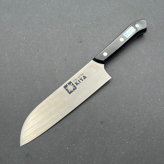 Kiya Santoku 180mm rustfri
