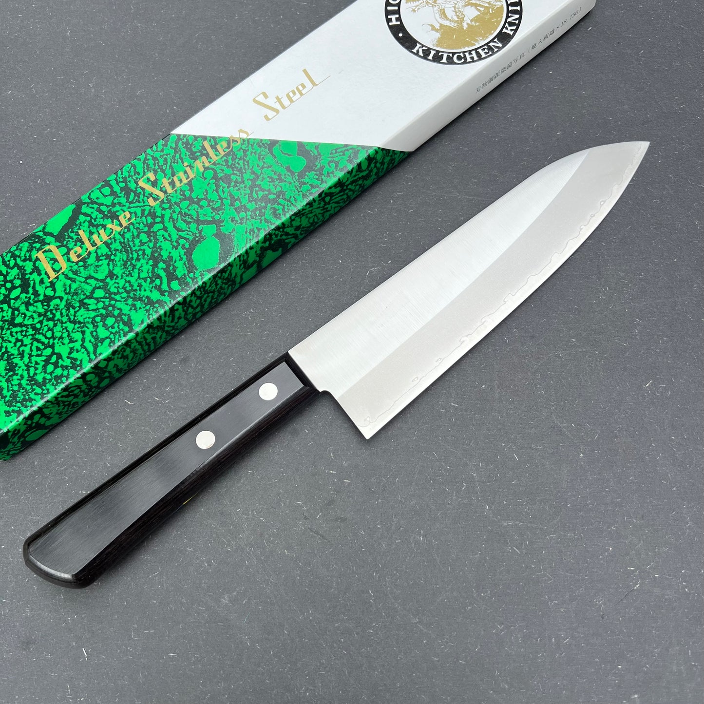 Kajimata Santoku 180mm rustfri