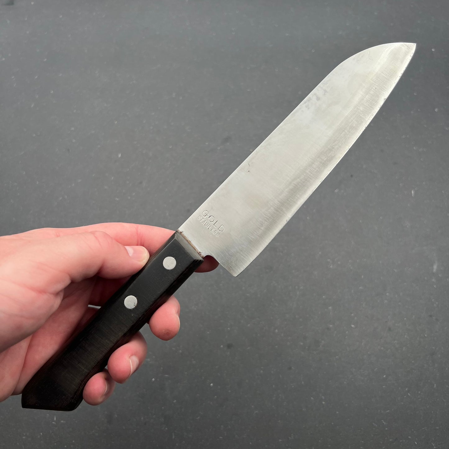 Santoku 170mm rustfri