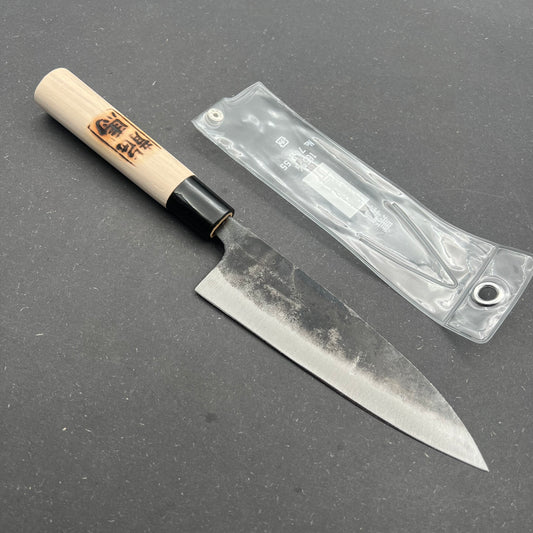 Santoku 165mm Kurouchi carbon