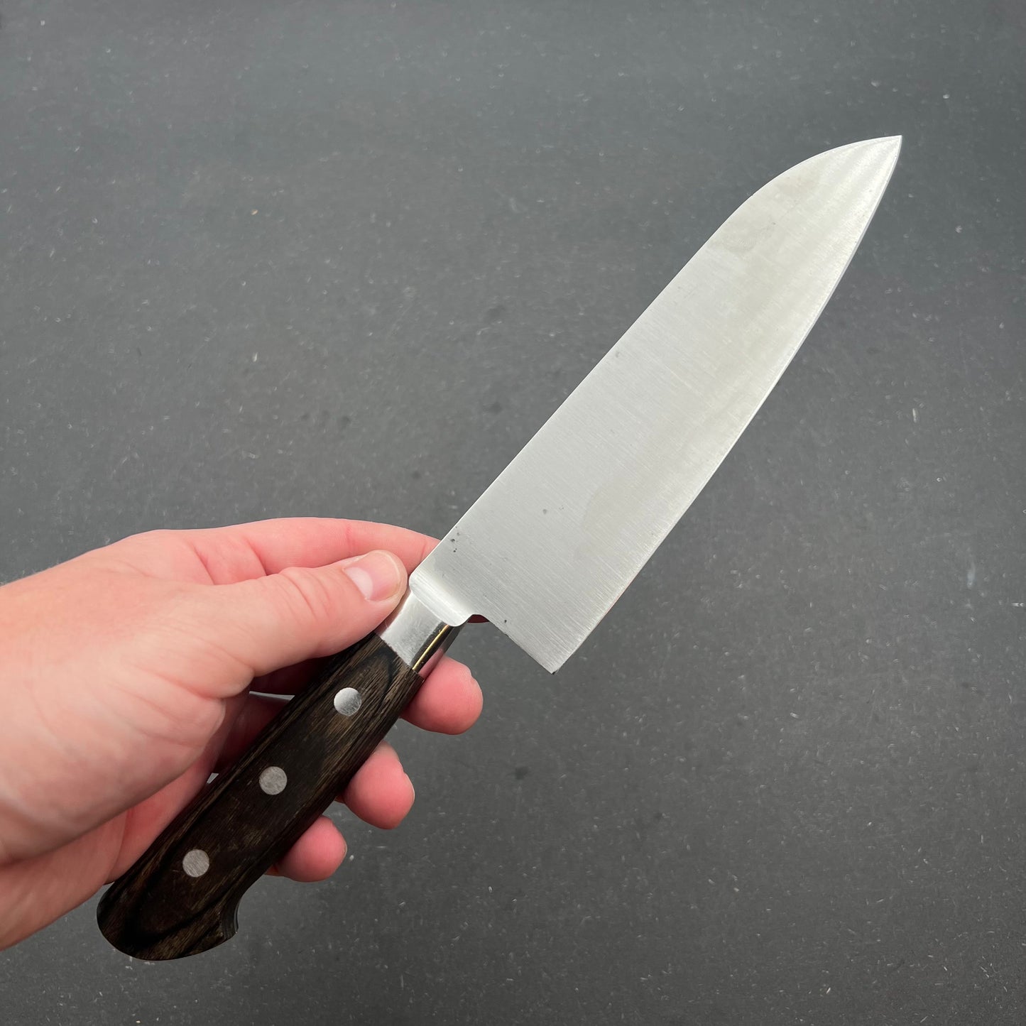 Santoku 180mm rustfri