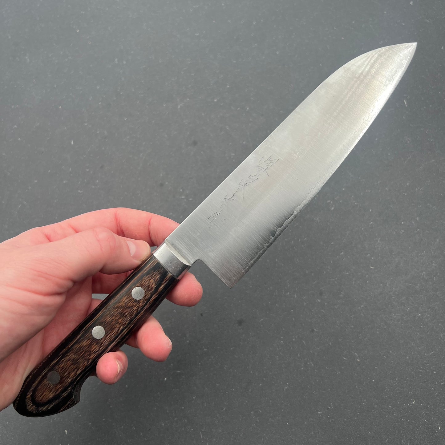 Santoku 170mm rustfri