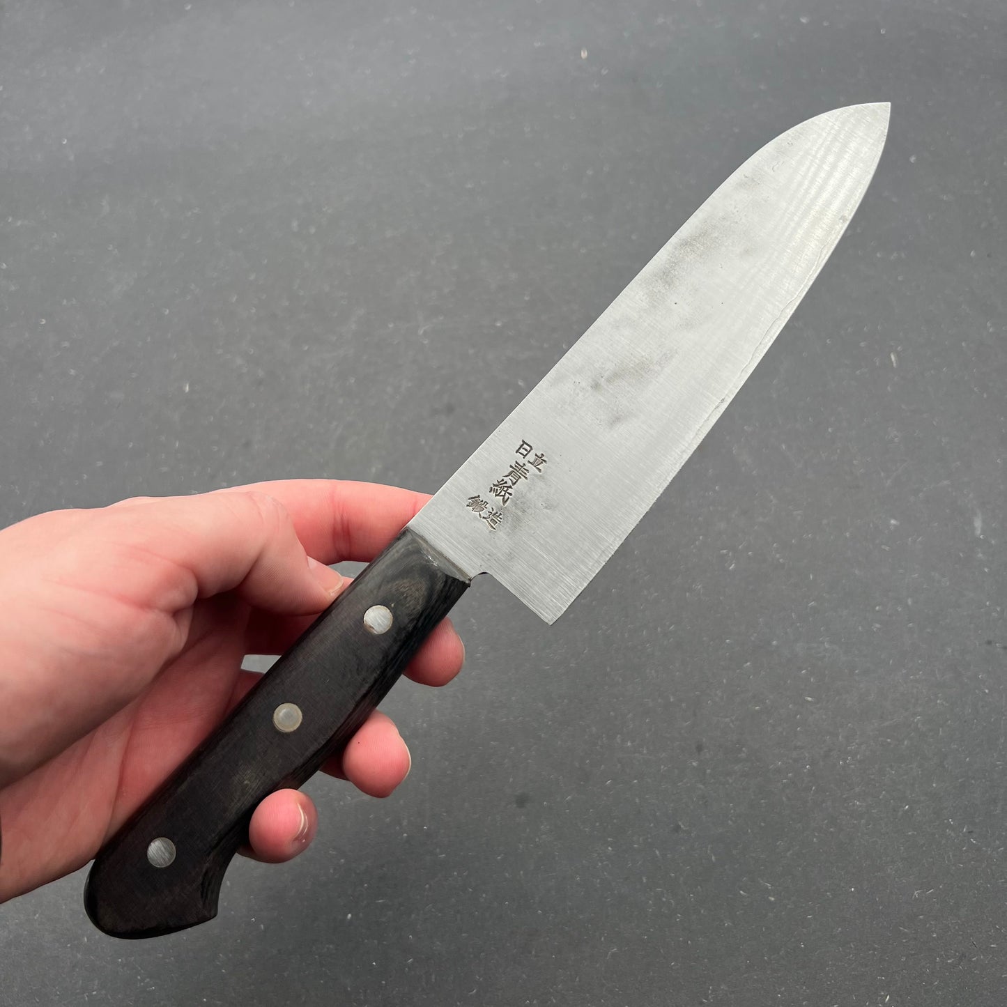 Santoku 170mm carbonkerne