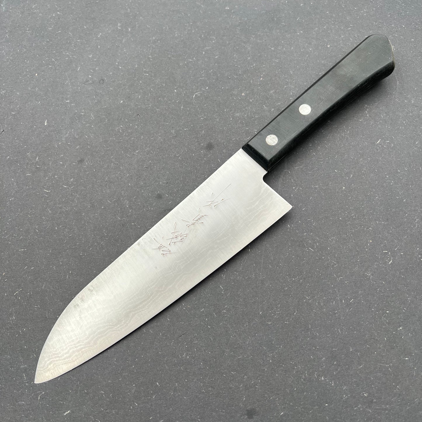 Santoku 170 Damascus rustfri