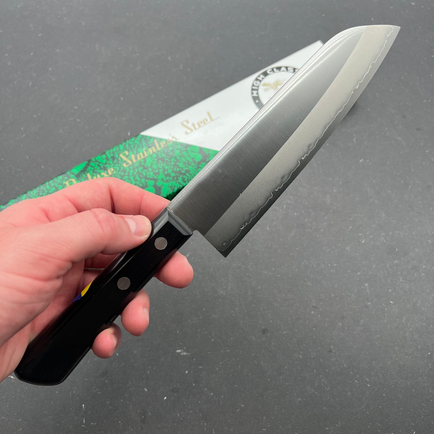 Kajimata Santoku 170mm rustfri