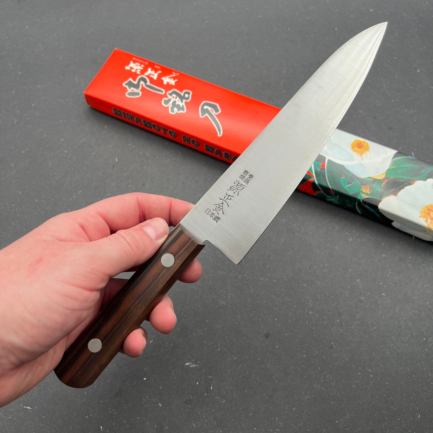 Minamoto no Masakane Gyuto 200mm carbon