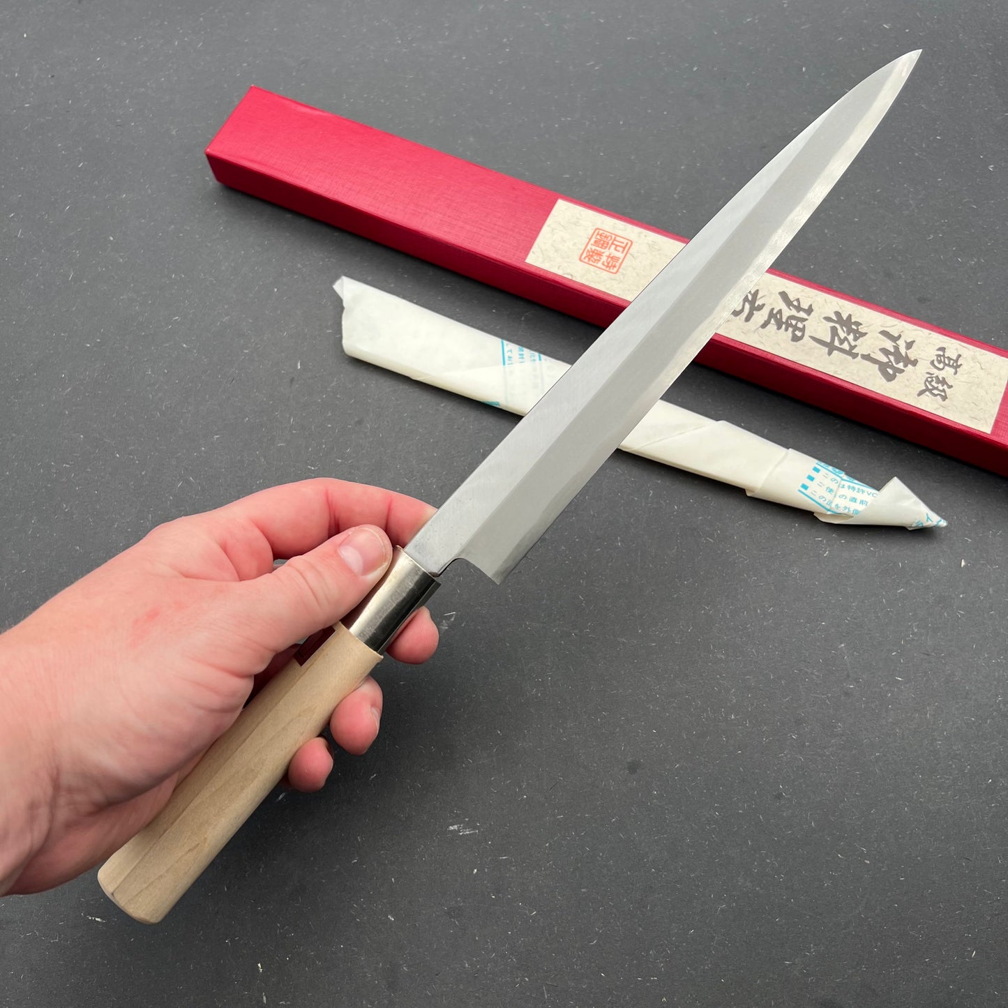 Kajimata Yanagiba 240mm carbon